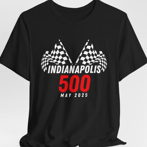 Indianapolis 500 Unisex Tee - Racing Fan Apparel, Motorsport Shirt, Gift for Rac - Picture 1 of 2